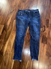 Judy Blue Skinny Fit Dark Wash Raw Hem 13/31 JB82201 — photo 1