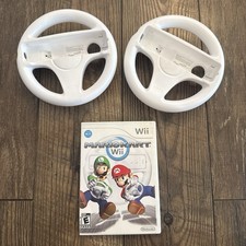 Mario Kart Wii with 2x Wii Wheels - Nintendo Wii Video Game Bundle Tested