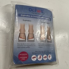 Dr. Foot's Supination Gel Insoles Medium - Women's 8-11.5 Men's 6-10.5, Clear