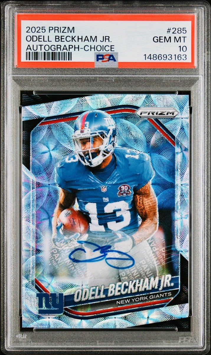10 Graded Football Odell Beckham Jr. Sports Trading Cards for sale