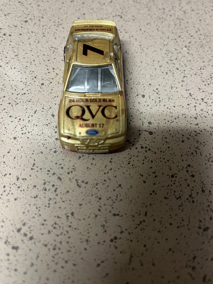1997 Geoff Bodine NASCAR #7 QVC 1/64 Diecast LOOSE - Image 2 of 3