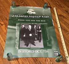 Jason Bonham Band 1997 Cd/record Promo Poster When You See The Sun Led Zeppelin