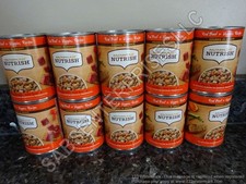 10 Nutrish REAL BEEF  VEGGIES RECIPE Chunks in Gravy Wet Dog Food 13 oz. NEW