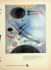 Original 1959 Vintage Print Ad: Container Co of America Ft. Great Ideas of WM