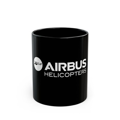 Airbus Helicopters 11oz Coffee Tea Black Mug