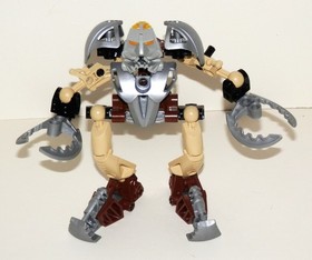 LEGO BIONICLE Pohatu Nuva #8568 Near Complete With Canister NO Mask NO Manual
