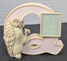 Disney Classic Winnie the Pooh Alphabet Letter Q Owl with a Question Michel  Co