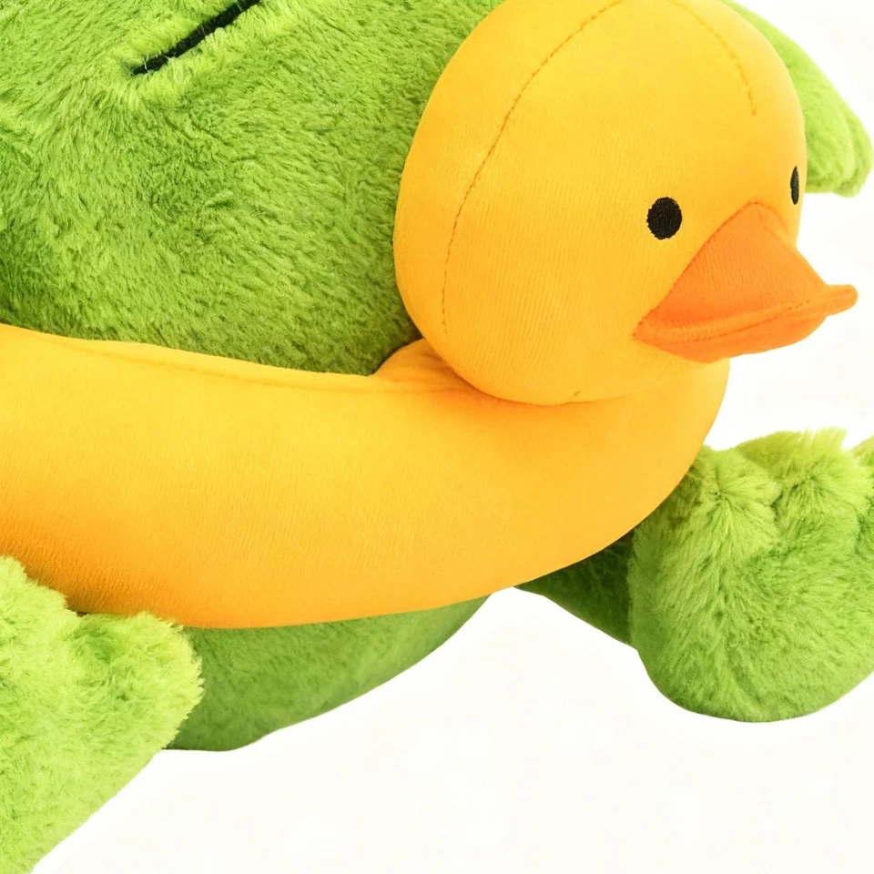 NWTJellycat I Am Ricky Rain Frog In A Rubber Ring Cuddly Animal Plushie Doll - Image 3 of 4