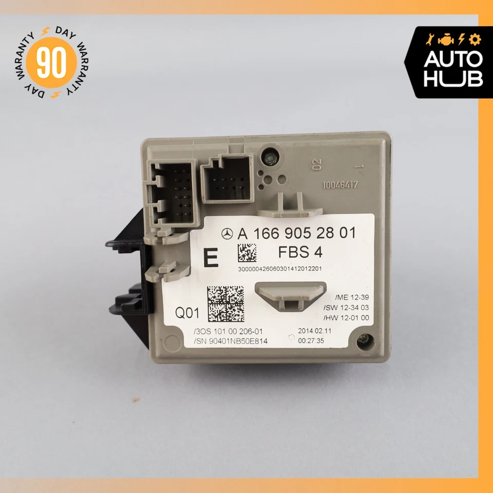 Módulo interruptor de encendido 14-18 Mercedes W166 ML350 GL550 1669052801 OEM Foto 4 de 4