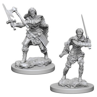 Humans D&D Nolzur's Marvelous Miniatures: Human Barbarian (Female)
