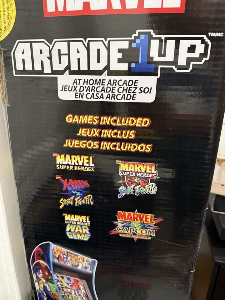 Arcade1Up Marvel vs Capcom with 5 Games Riser New FACTORY SEALED | eBay