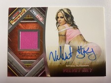 VELVET SKY   ( 65 / 99 )   =TNA -Authentic AUTOGRAPH  &  Event Worn - TOP  Card