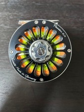 VOSSELER Classic Fliegen Angelrolle Germany gebraucht Rolle #3-4 Schnüre