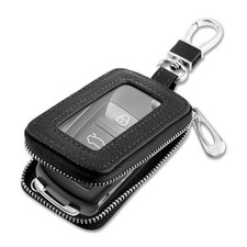 Stylish Car Key Fob Case with Sunroof Keychain,Leather Car Key Fob Cover Black