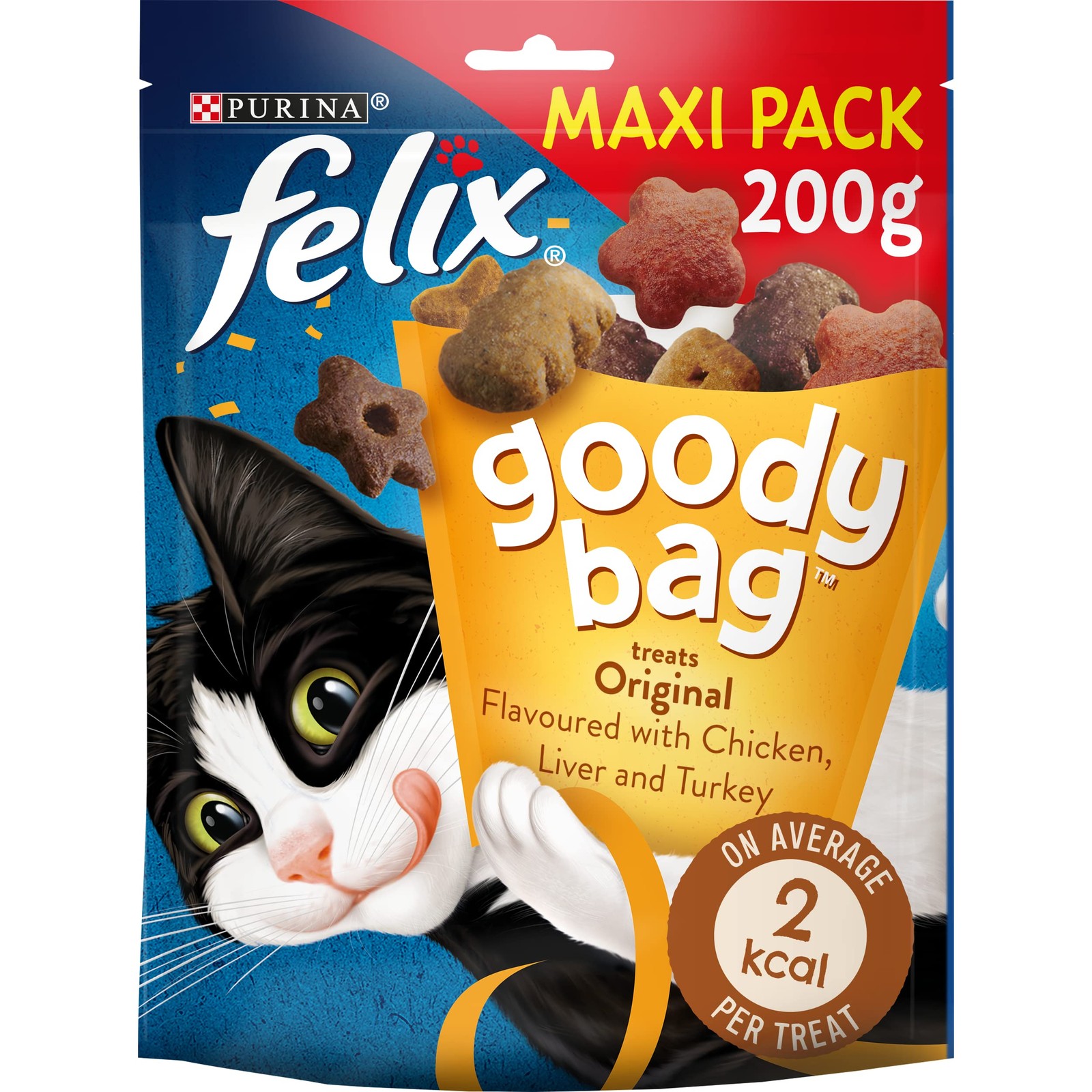 Felix Goody Bag Cat Treats Original Mix 200G (Pack Of 5) - Image 5