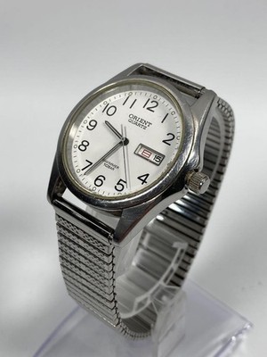 Orient UG0P C0 Quartz Watch 38mm Classic Silver Dial Japan Men s Rare