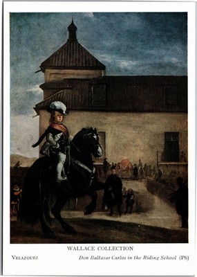 Postcard Art Velasquez - Don Baltasar Carlos in the Riding School