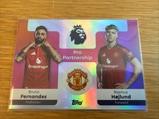 2026 Topps Premier League Soccer Pro Partnership Bruno Fernandez/Hojlund #373