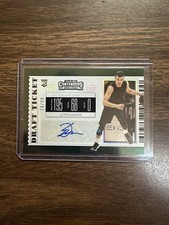 Deividas Sirvydis 2019 Panini Contenders Draft Picks Draft Ticket Auto 24/99.