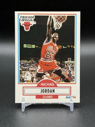 1990-91 Fleer - Michael Jordan #26 NBA Chicago Bulls Basketball Card