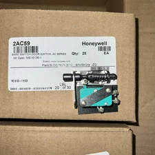 BRAND NEW!!!  Honeywell Micro Switch 2AC59  Mil Spec: MS16106-1