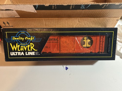 Weaver Escala O PS-1 40’ Boxcar Illinois Central #12072 - 2 rieles - Nuevo en caja | Zustand: New