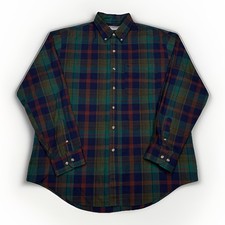 Vintage McGregor Classics Tartan Plaid Button Down Shirt XL Korea