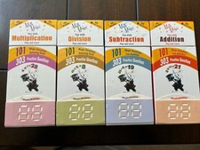 Math Magic Flash Cards Ages 6-8 Addition Subtraction Division Multiplication Set