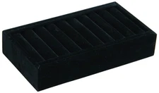 888 Display USA Black Velvet Bangle Bracelet Display Tray Jewelry Case