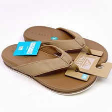 Reef Cushion Bonzer Flip Flop Sandals Ultra Soft CJ4044 Tan Brown Men s Sizes