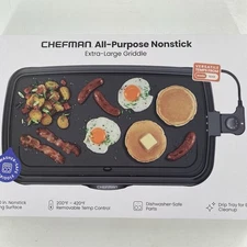 Chefman All-Purpose Nonstick Classic Griddle - Extra Large 10 X 20
