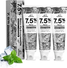 Hydroxyapatite Toothpaste for Advanced Enamel Protection-Tooth Strengthening, Fl