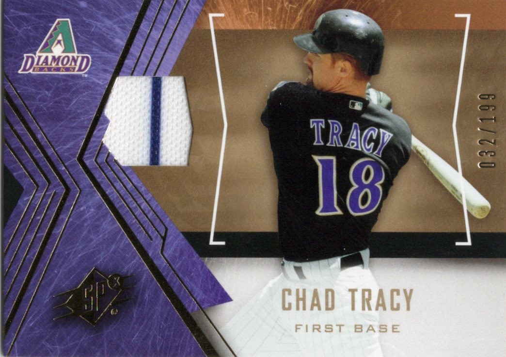 2005 Upper Deck SP Collection - Spx Chad Tracy #15 Materials /199 (MEM)