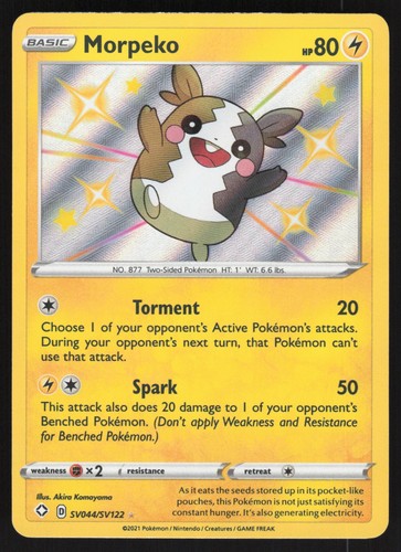 Morpeko SV044/SV122 NM Shining Fates: Shiny Vault Pokemon Card