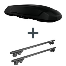 Dachbox Thule Force 3 XXL Sport + Dachträger Menabo für Mercedes GLS Typ X167 Dachbox Thule Force 3 XXL Sport + Dachträger Menabo für Mercedes GLS Typ X167