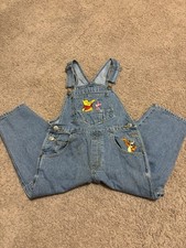 Vintage Winnie the Pooh Denim Overalls 90s- Y2K- Size 6