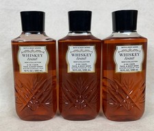 3 Bath  Body Works Whiskey Toast Men  s Collection 3-IN-1 Hair Face Body Washes