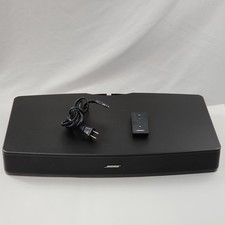 Bose Solo TV Sound System Speaker Model 410376 with Remote Power Cable Tested