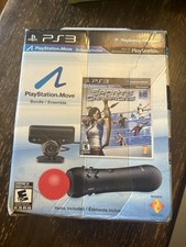 Sony Play Station Move Motion Controller Bundle Black NIB Sports Champions PS3