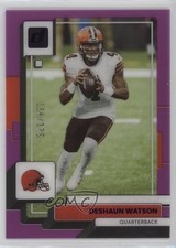 2022 Panini Clearly Donruss Purple 116/175 Deshaun Watson #12 0b4t