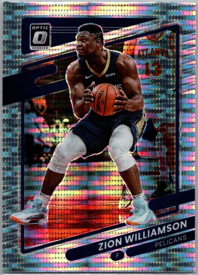2021-22 Donruss Optic Target Exclusive SP Silver Pulsar Prizm Zion Williamson