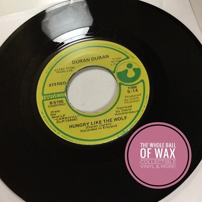 Duran Duran - Hungry Like The Wolf 7'' 45rpm