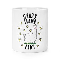 VerrüCkte Lama Damen Stars Makeup Pinsel Bleistift Topf - Lustig Tiere