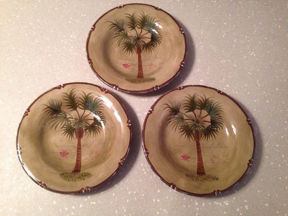 Handpainted Tabletops Unlimited BORA BORA Dinner Plate New wTag! Mint