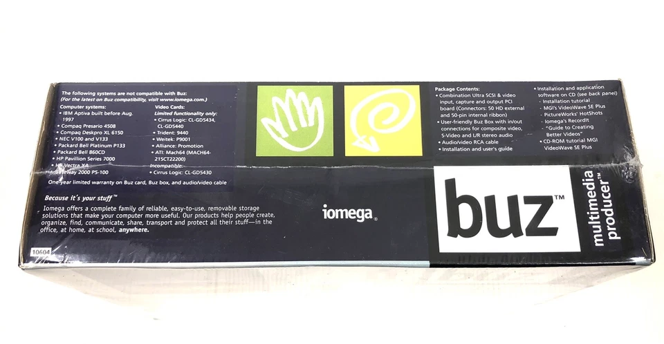 IOMega Buz Complete Multimedia Solution Power of Ultra SCSI Windows 95 - Image 4 of 4