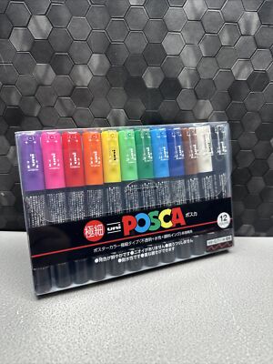 UNI-POSCA PC-1M 12 COLORS