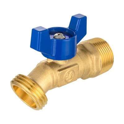 10PCS EFIELD 1/4 Turn Spigot ,Outdoor Brass Valve 3/4'' Male NPT Inlet x3/4'' MHT