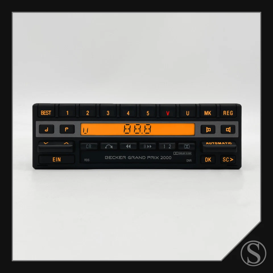 Becker Grand Prix 2000 BE1302 Radio für Mercedes W201 W124 W126 R129 Porsche 964