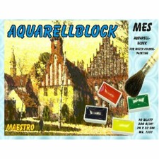 Aquarellblock Mal - und Zeichenblock 18 x 24 , 24 x 32 oder A4 10 Blatt Künstler