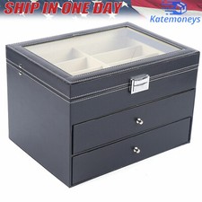 Organizer Appeso Per Occhiali In Feltro 16 Tasche - Contenitore A Muro O Armadio Per Occhiali Da Sole E Da Vista - Grigio
